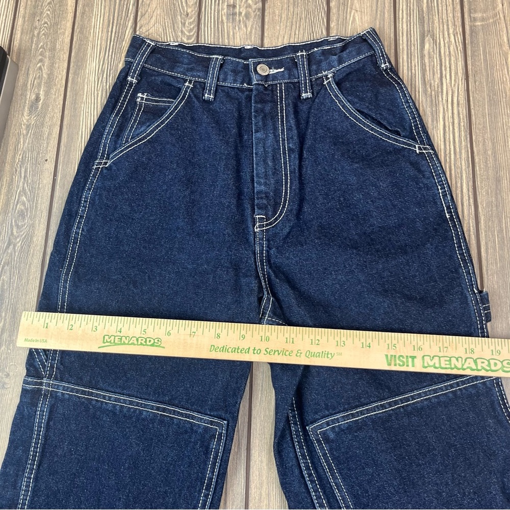 John Galt Denim Cargo Pants Jeans Size Small Carpenter - Picture 7 of 14